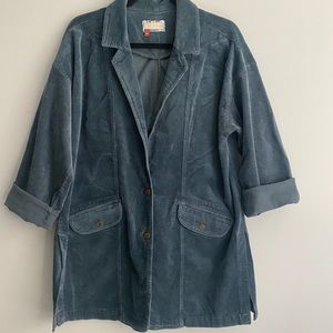 Anthropology Pilcro Washed Corduroy Blazer